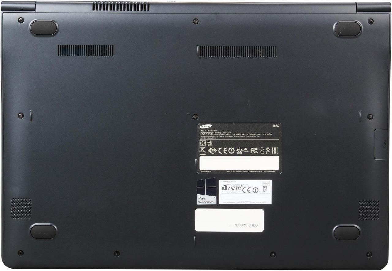 Alt view image 7 of 8 - SAMSUNG ATIV Book 9 Lite NP905S3G-K02US Notebook (A Grade Samsung Recertified) Quad-Core Processor 1.40GHz 4GB Memory 128GB SSD AMD Radeon HD 8250 13.3" Windows 8 Pro 64-Bit - Factory Refurb