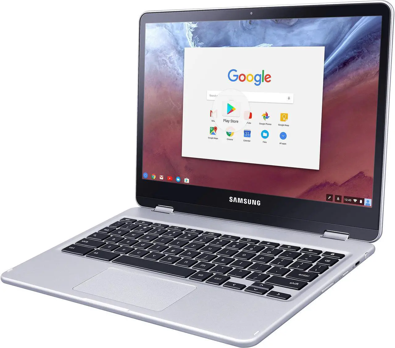 Main image of SAMSUNG Chromebook Plus XE513C24-K01US OP1 Hexa-core (Dual A72, Quad A53) 4 GB Memory 32 GB eMMC 12.3" Touchscreen Chrome OS