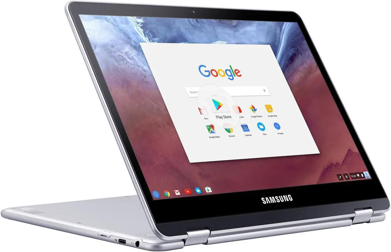 Alt view image 5 of 16 - SAMSUNG Chromebook Plus XE513C24-K01US OP1 Hexa-core (Dual A72, Quad A53) 4 GB Memory 32 GB eMMC 12.3" Touchscreen Chrome OS