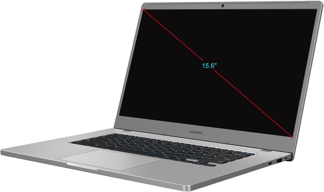 Alt view image 2 of 2 - SAMSUNG Chromebook 4 + Chromebook Intel Celeron N4000 4 GB LPDDR4 Memory 32 GB eMMC SSD 15.6" Non-Touch Screen Chrome OS XE350XBA-K01US