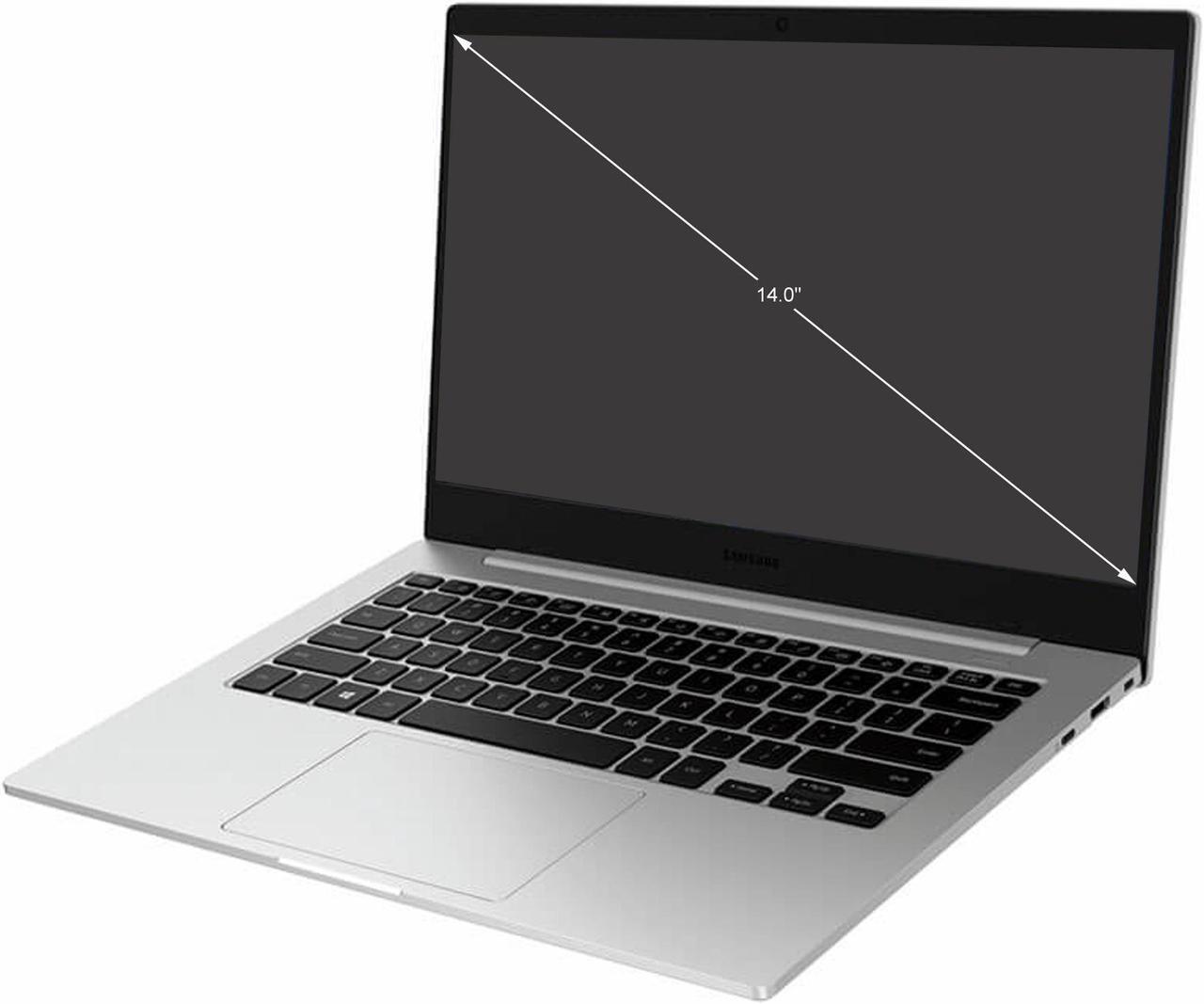 Alt view image 2 of 5 - SAMSUNG Laptop Galaxy Book Go NP340XLA-KA1US Qualcomm 7C Kryo 465 2.50 GHz 4 GB LPDDR4X Memory 128 GB eUFS Adreno 618 14.0" Windows 10 Home