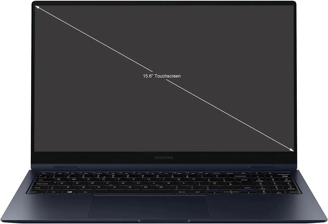 Alt view image 2 of 5 - SAMSUNG Galaxy Book Pro 360 NP950QDB-KB6CA Intel Core i7 11th Gen 1165G7 (2.80GHz) 8GB Memory 512 GB NVMe SSD Intel Iris Xe Graphics 15.6" Touchscreen 1920 x 1080 Convertible 2-in-1 Laptop Windows 11 Home 64-bit