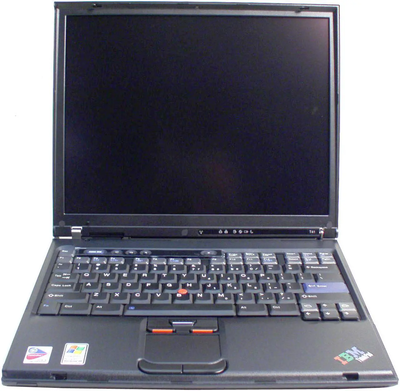 Main image of IBM Laptop ThinkPad 1.60GHz 256MB Memory 40GB HDD ATI Mobility Radeon 9000 14.1" Windows XP Professional T41 2379DJU
