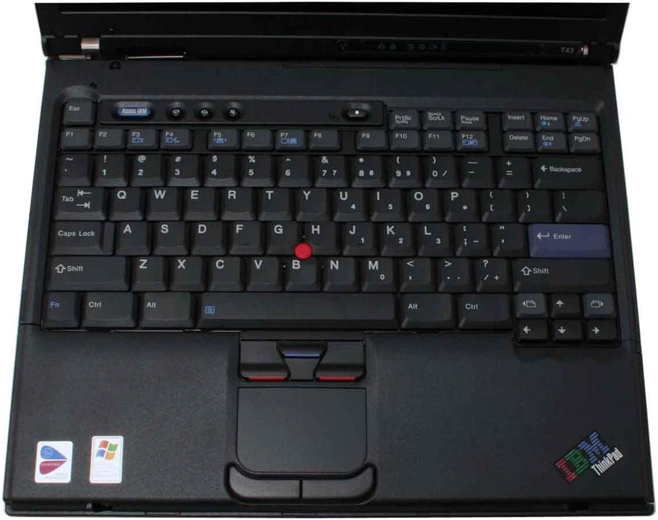 Alt view image 4 of 13 - ThinkPad Laptop T Series Intel Pentium M 750 512MB Memory 40GB HDD Intel GMA 900 14.1" Windows XP Professional T43(18714AU)