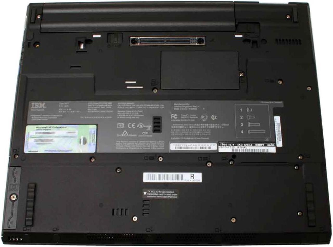 Alt view image 11 of 13 - ThinkPad Laptop T Series Intel Pentium M 750 512MB Memory 40GB HDD Intel GMA 900 14.1" Windows XP Professional T43(18714AU)