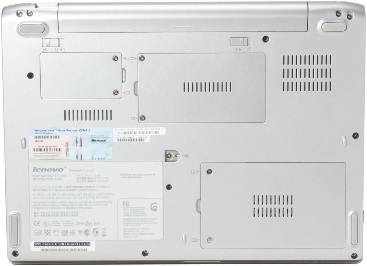 Alt view image 10 of 12 - Lenovo Laptop 3000 V Series Intel Core 2 Duo T5200 1GB Memory 120GB HDD Intel GMA 950 12.1" Windows Vista Home Premium V100(07632LU)