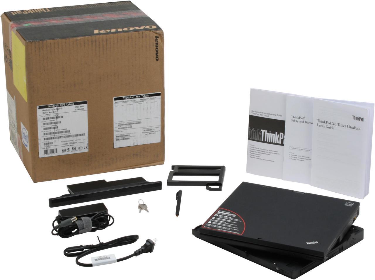 Alt view image 18 of 18 - ThinkPad X Series X61t (776796U) 2GB Memory 12.1" 1400 x 1050 Tablet PC Windows Vista Business