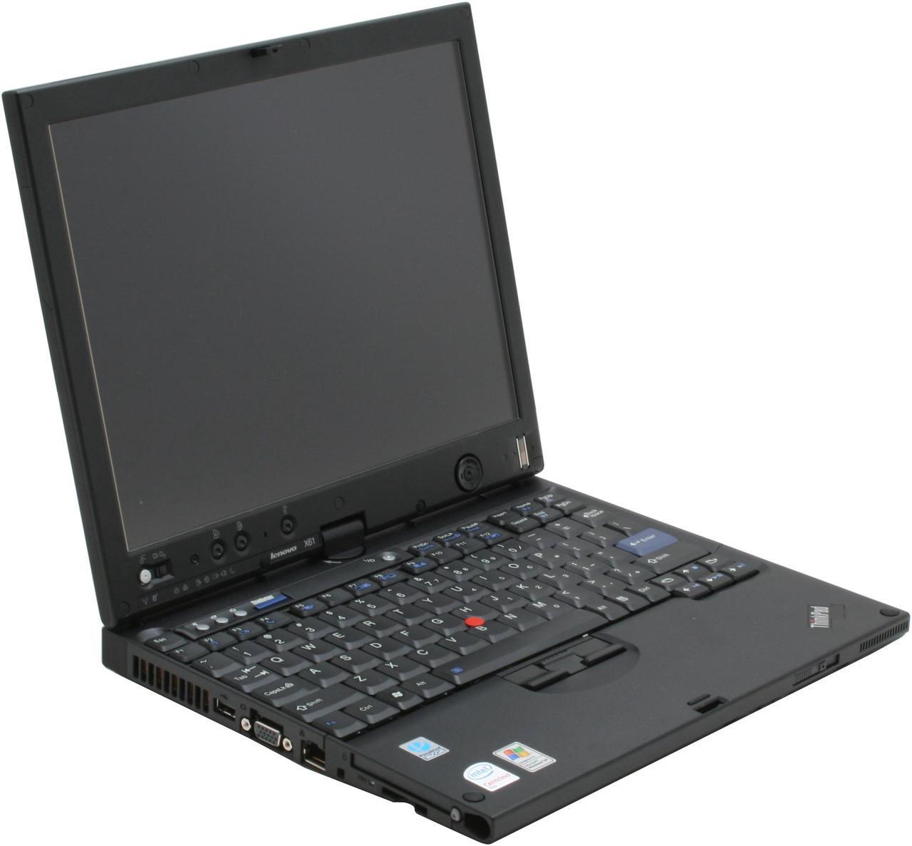 Alt view image 6 of 18 - ThinkPad X Series X61t (776796U) 2GB Memory 12.1" 1400 x 1050 Tablet PC Windows Vista Business