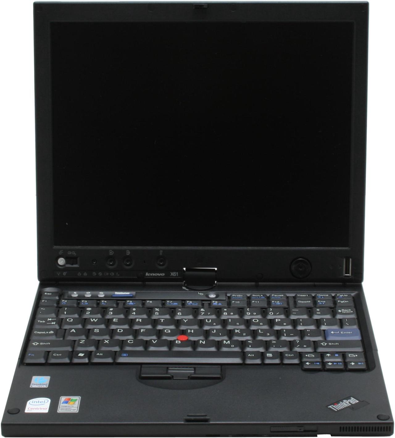 Alt view image 7 of 18 - ThinkPad X Series X61t (776796U) 2GB Memory 12.1" 1400 x 1050 Tablet PC Windows Vista Business