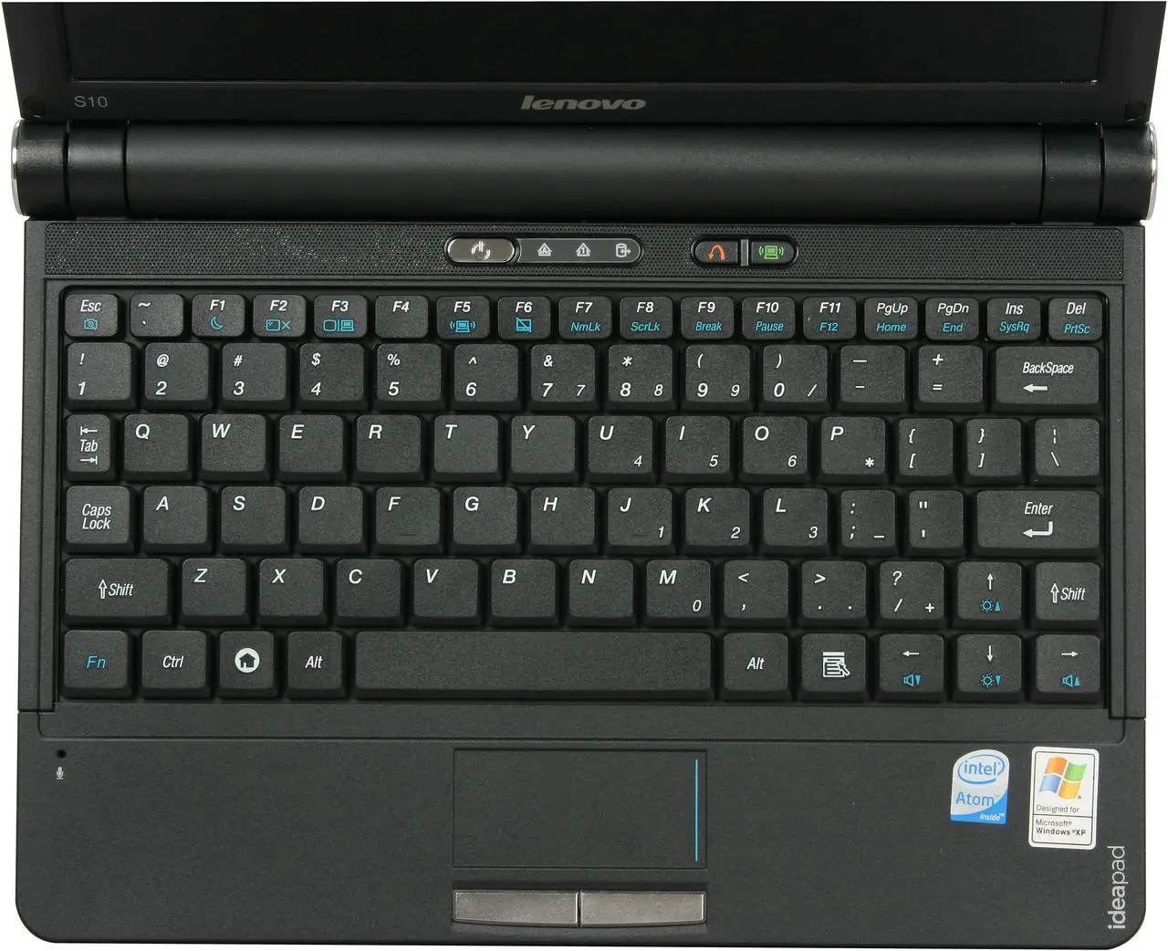 Alt view image 10 of 18 - Lenovo IdeaPad S10-1211Ubk Black Intel Atom N270(1.60 GHz) 10.2" WSVGA 1GB Memory 160GB HDD Netbook