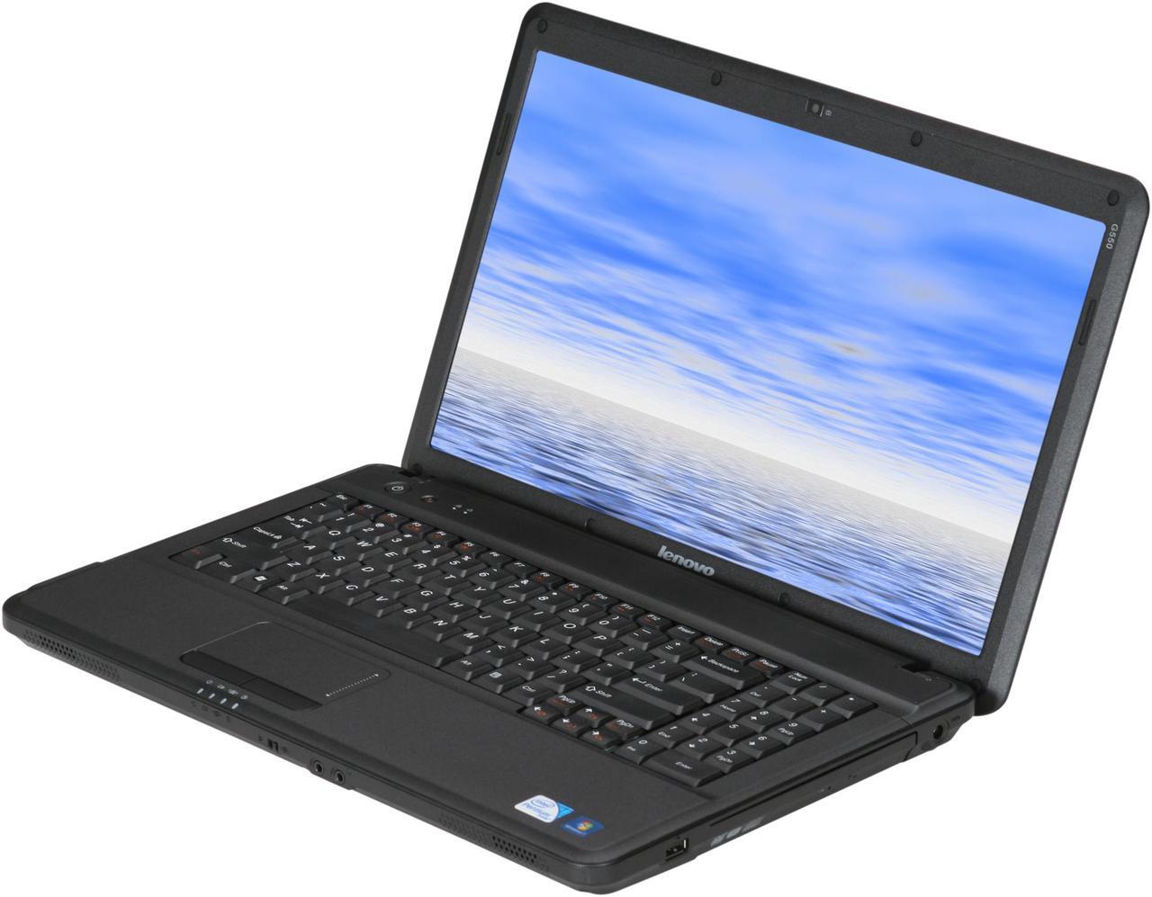 Main image of Lenovo Laptop Intel Pentium T4300 3GB Memory 250GB HDD Intel GMA 4500M 15.6" Windows 7 Home Premium G550(2958-ACU)
