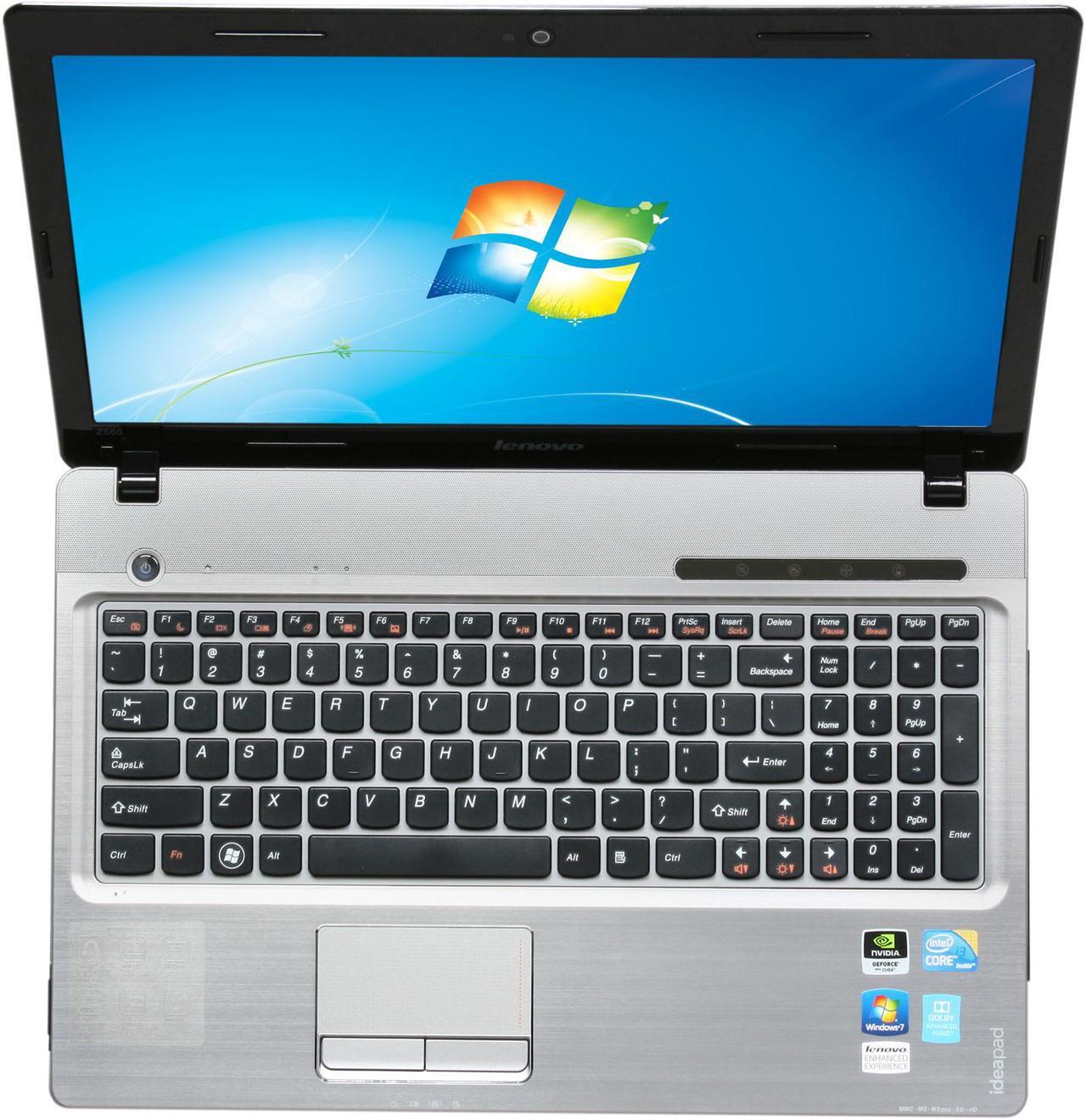Alt view image 6 of 8 - Lenovo Laptop IdeaPad Intel Core i3-380M 4GB Memory 500GB HDD NVIDIA GeForce 310M 15.6" Windows 7 Home Premium 64-bit Z560 (0914-4HU)