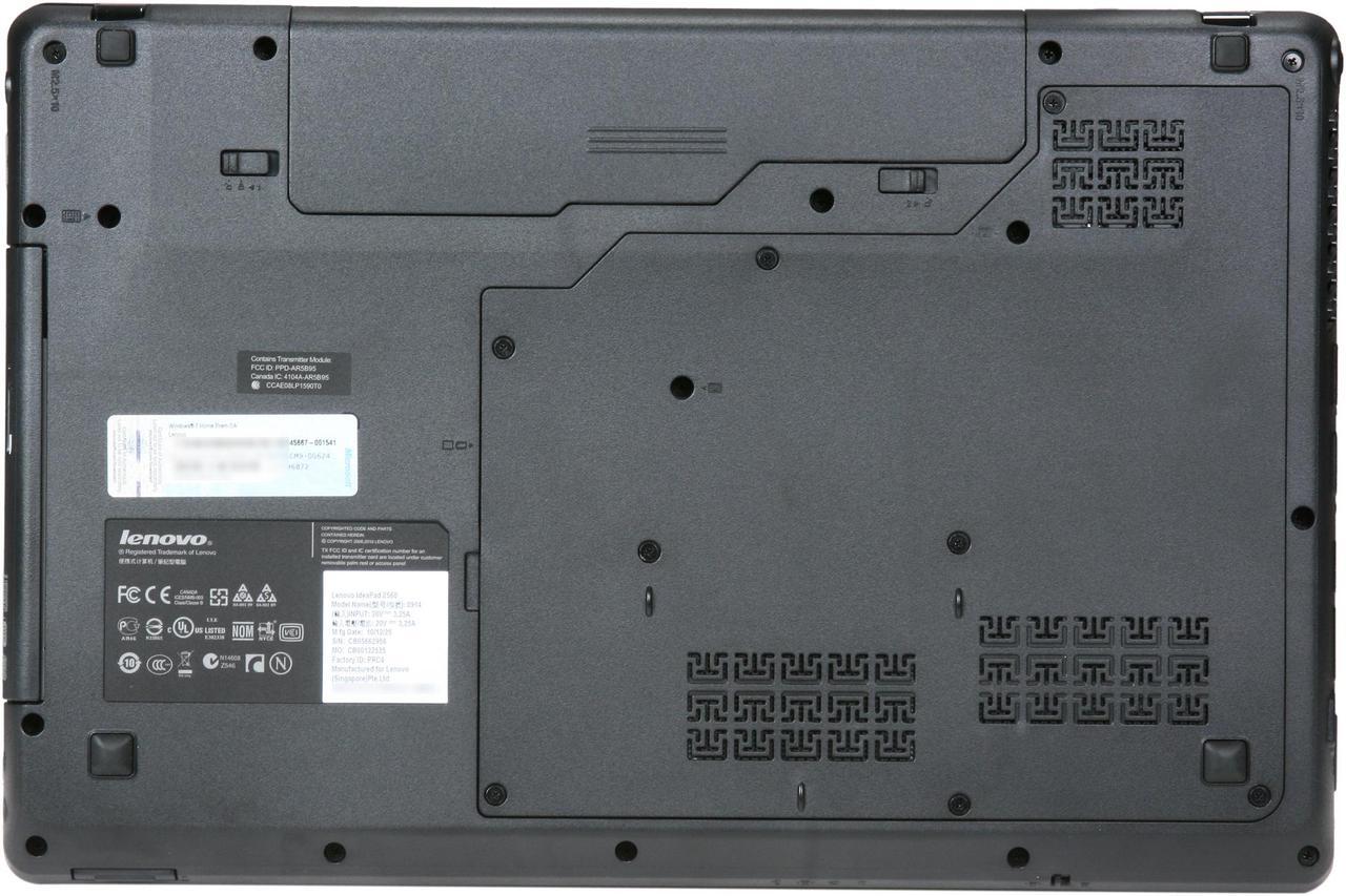 Alt view image 7 of 8 - Lenovo Laptop IdeaPad Intel Core i5-480M 4GB Memory 500GB HDD NVIDIA GeForce 310M 15.6" Windows 7 Home Premium 64-bit Z560 (0914-4GU)