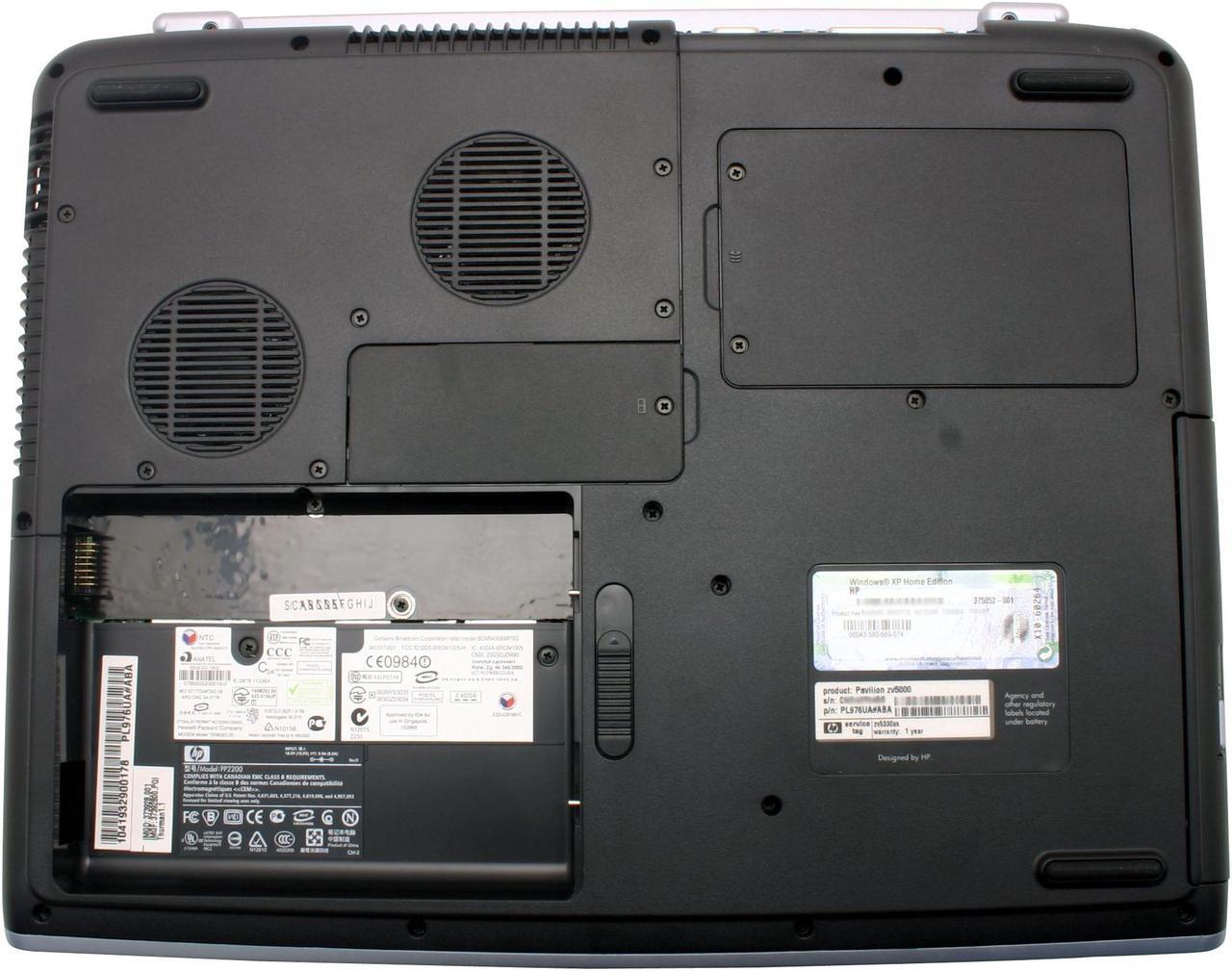 Alt view image 8 of 11 - HP Laptop HP Pavilion 3.20GHz 512MB Memory 80GB HDD ATI Mobility Radeon 9000 15.4" Windows XP Home ZV5330