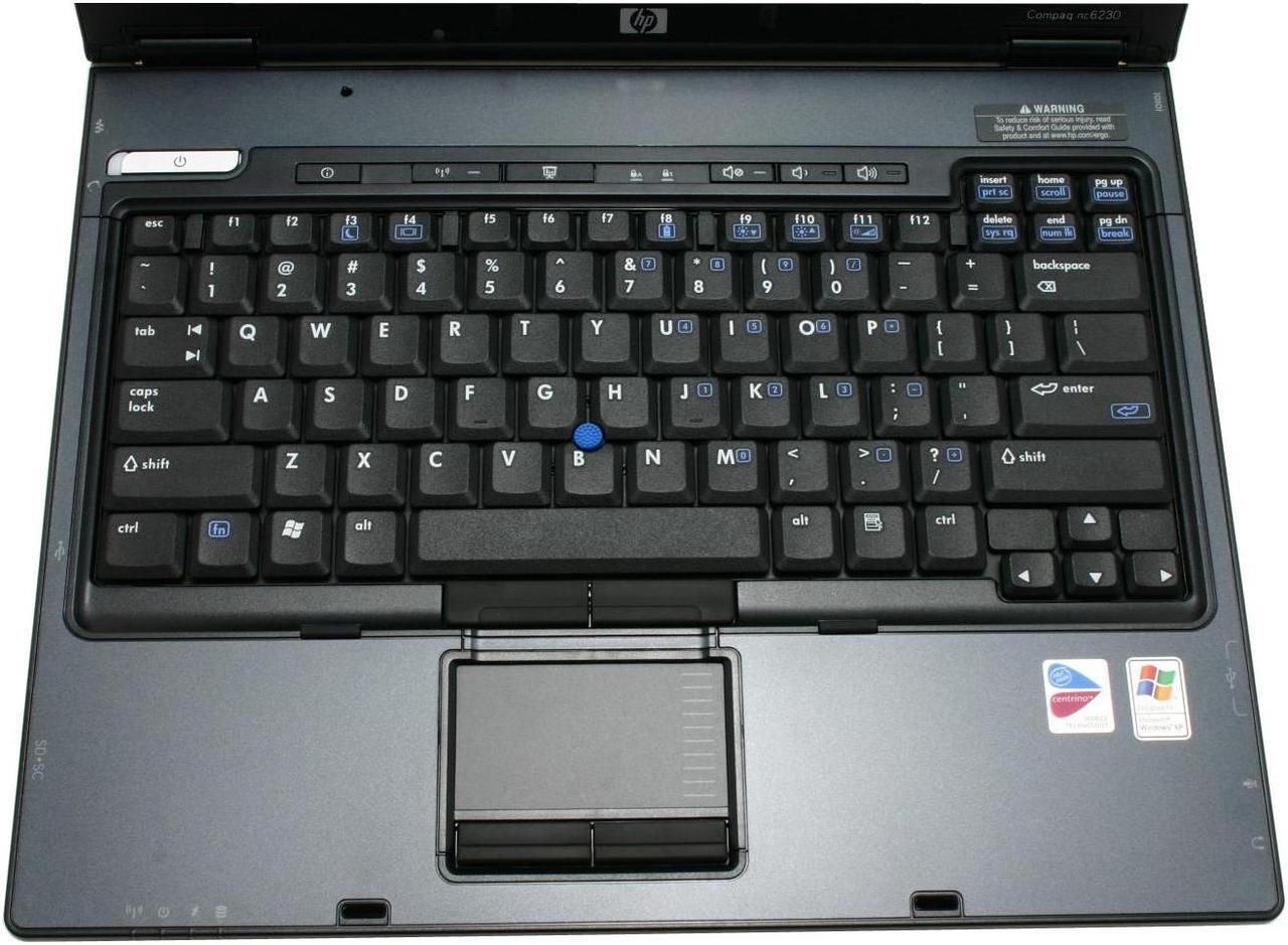 Alt view image 4 of 12 - HP Compaq Laptop nc Series Intel Pentium M 750 512MB Memory 60GB HDD ATI Mobility Radeon X300 14.1" Windows XP Professional NC6230(PU984AW#ABA)