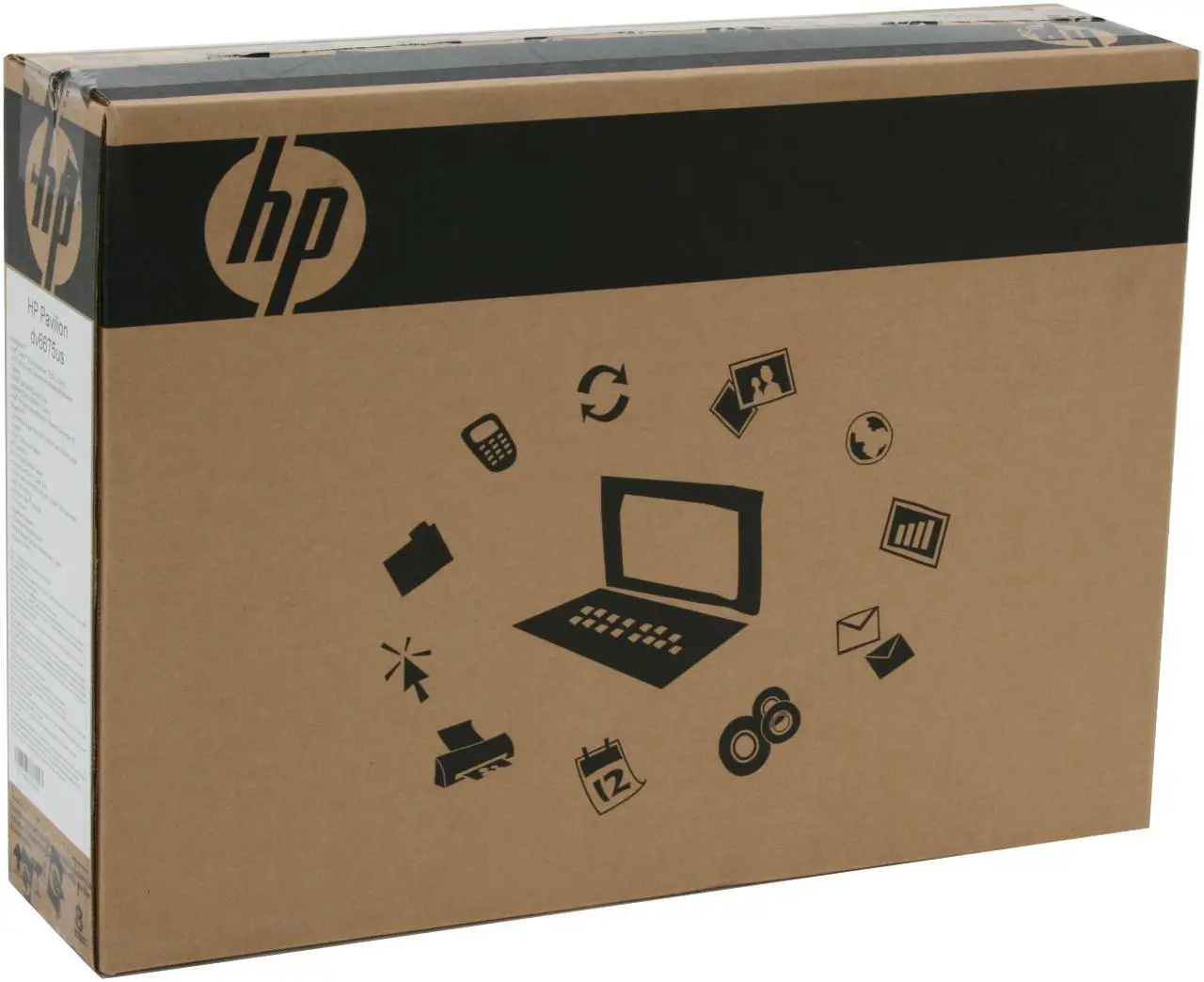 Alt view image 14 of 14 - HP Laptop Pavilion AMD Athlon 64 X2 TK-55 1GB Memory 160GB HDD NVIDIA GeForce 7150M 15.4" Windows Vista Home Premium DV6605US(GS662UA)