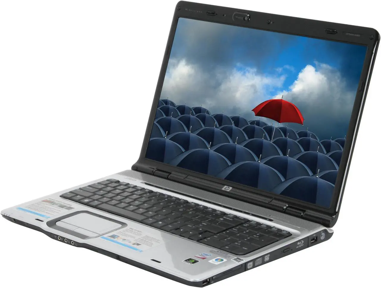 Alt view image 2 of 3 - HP Laptop Pavilion Intel Core 2 Duo T5550 4GB Memory 320GB HDD NVIDIA GeForce 8600M GS 17.0" Windows Vista Home Premium dv9830us
