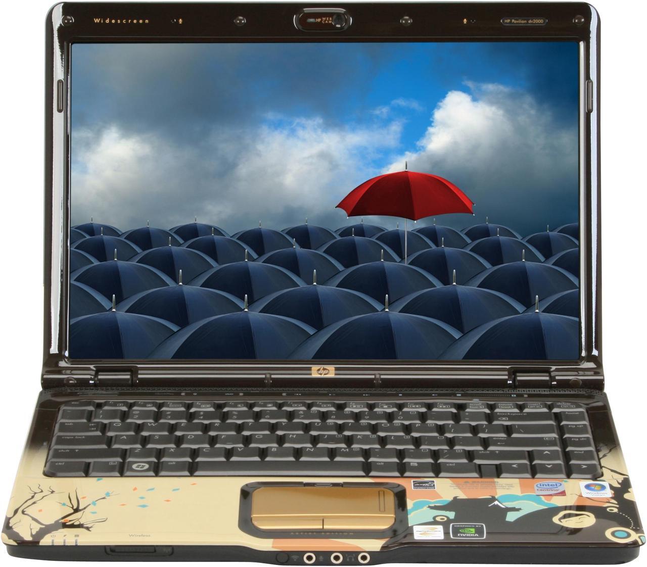 Alt view image 8 of 18 - HP Laptop Pavilion Intel Core 2 Duo T5750 3GB Memory 250GB HDD NVIDIA GeForce 8400M GS 14.1" Windows Vista Home Premium dv2990nr