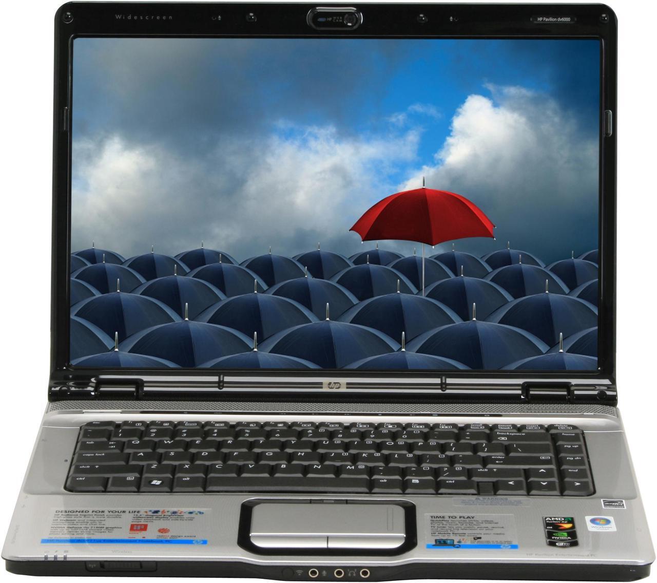 Alt view image 8 of 18 - HP Laptop Pavilion AMD Turion 64 X2 TL-60 3GB Memory 200GB HDD NVIDIA GeForce 7150M 15.4" Windows Vista Home Premium DV6911US