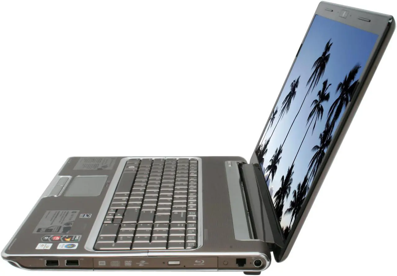 Alt view image 2 of 17 - HP Laptop Pavilion AMD Turion 64 X2 RM-74 4GB Memory 400GB HDD ATI Radeon HD 3200 17.0" Windows Vista Home Premium 64-bit dv7-1260us