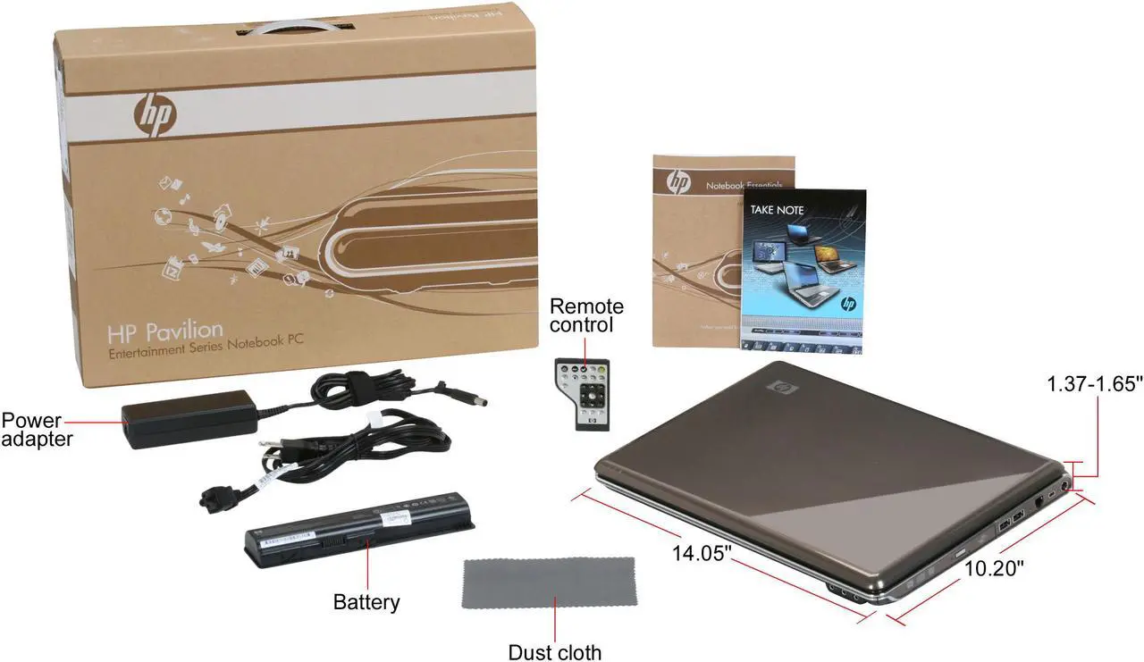 Alt view image 12 of 12 - HP Laptop Pavilion AMD Turion X2 Ultra ZM-80 4GB Memory 400GB HDD ATI Mobility Radeon HD 3450 15.4" Windows Vista Home Premium 64-bit dv5-1250us
