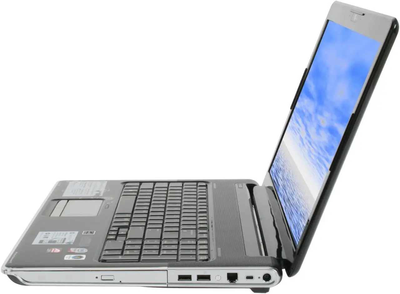 Alt view image 2 of 12 - HP Laptop Pavilion Intel Core 2 Quad Q9000 4GB Memory 500GB HDD ATI Mobility Radeon HD 4650 17.3" Windows Vista Home Premium 64-bit dv7-2040us