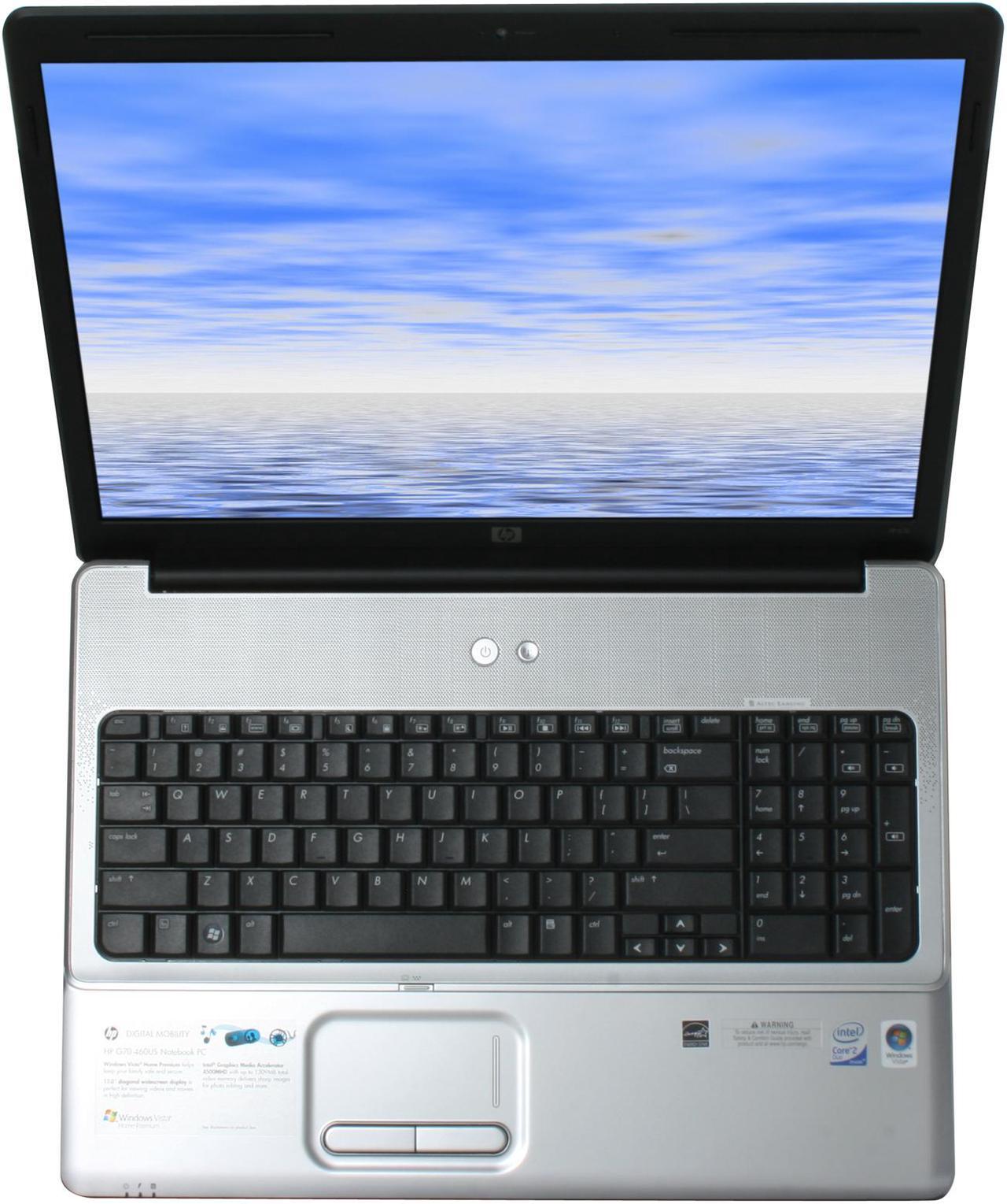 Alt view image 6 of 8 - HP Laptop Intel Core 2 Duo T6500 3GB Memory 320GB HDD Intel GMA 4500MHD 17.0" Windows Vista Home Premium G70-460US