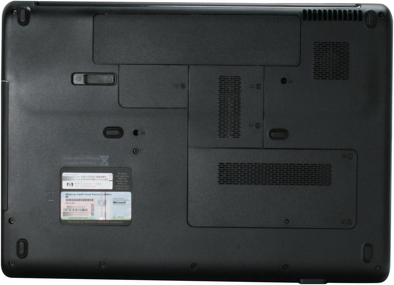 Alt view image 7 of 8 - HP Laptop Intel Core 2 Duo T6500 3GB Memory 320GB HDD Intel GMA 4500MHD 17.0" Windows Vista Home Premium G70-460US
