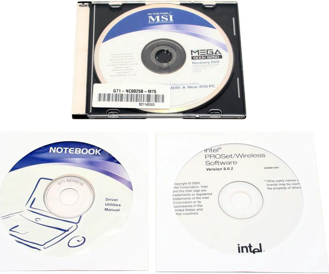 Alt view image 11 of 14 - MSI Laptop Intel Pentium M 740 512MB Memory 60GB HDD Intel GMA 900 12.1" Windows XP Professional S260-100