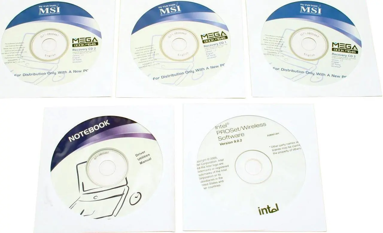 Alt view image 13 of 14 - MSI Laptop Intel Pentium M 730 512MB Memory 60GB HDD NVIDIA GeForce Go 6600 15.4" Windows XP Home M645-200