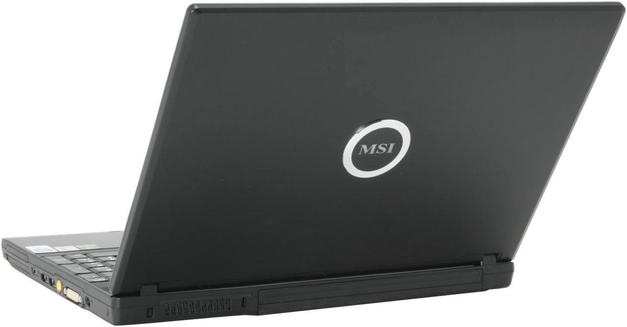 Alt view image 9 of 19 - MSI Laptop AMD Turion 64 X2 TL-52 1GB Memory 100GB HDD NVIDIA GeForce Go 7400 15.4" Windows Vista Home Premium M673-018US