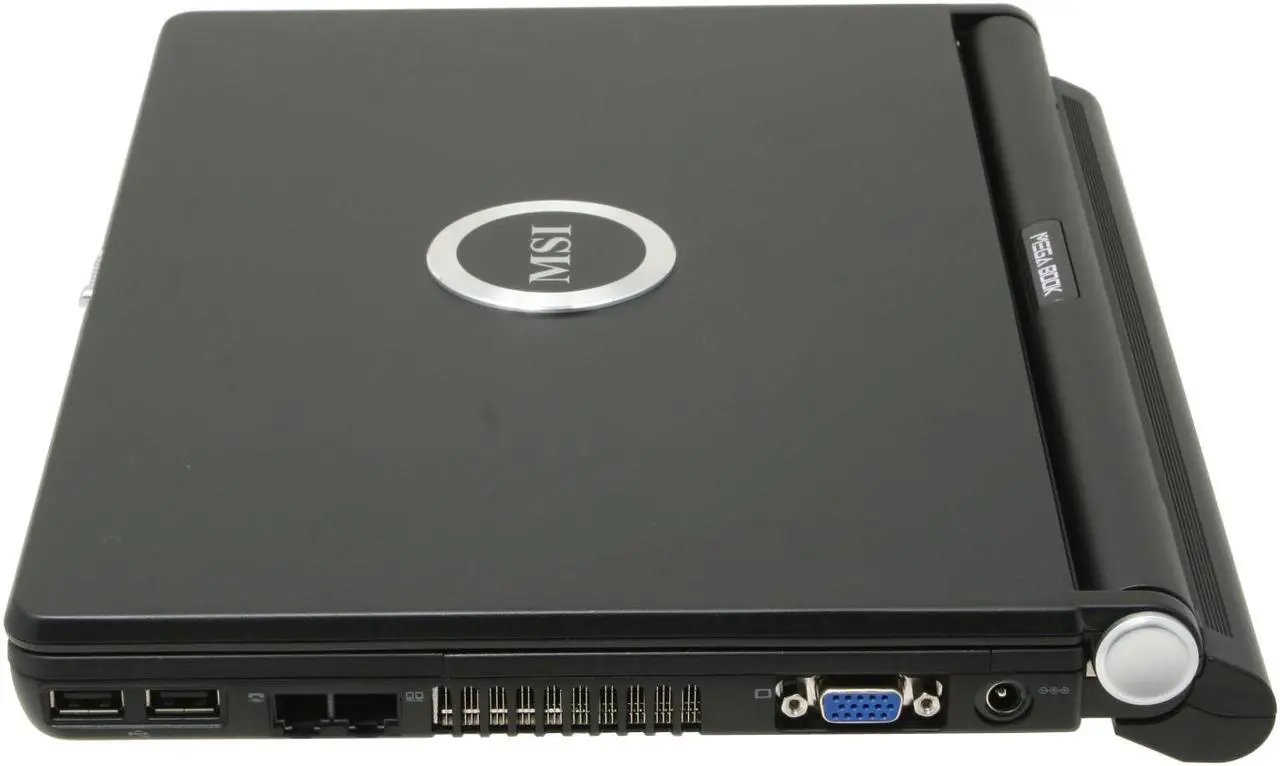 Alt view image 7 of 17 - MSI Laptop AMD Turion 64 X2 TL-50 1GB Memory 100GB HDD ATI Radeon Xpress 1150 IGP 12.1" Windows Vista Home Premium S271-243US