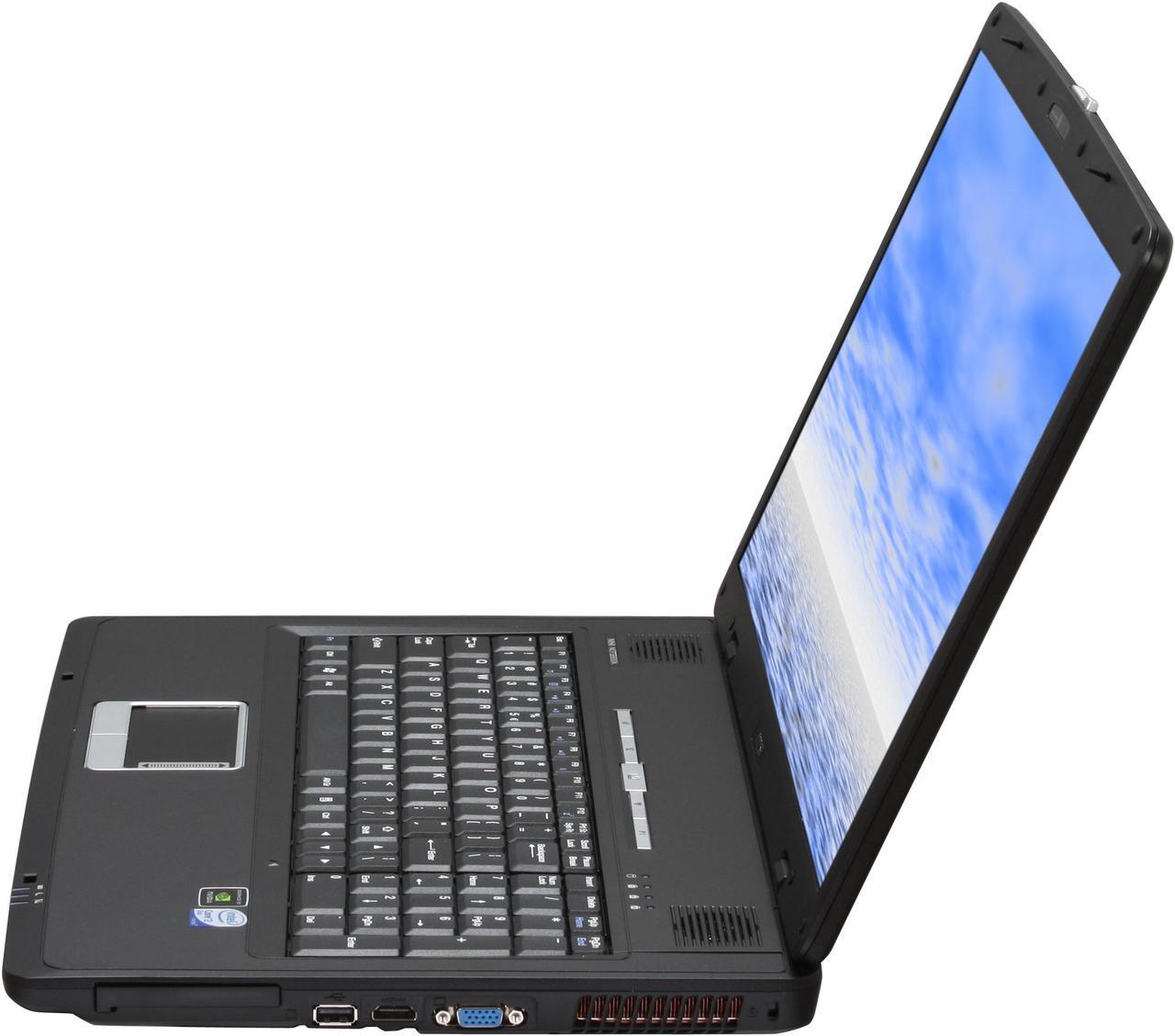 Alt view image 2 of 12 - MSI Laptop Intel Core 2 Duo T5800 4GB Memory 160GB HDD 17.0" Windows Vista Home Premium VR705