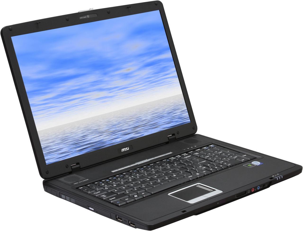 Alt view image 5 of 12 - MSI Laptop Intel Core 2 Duo T5800 4GB Memory 160GB HDD 17.0" Windows Vista Home Premium VR705