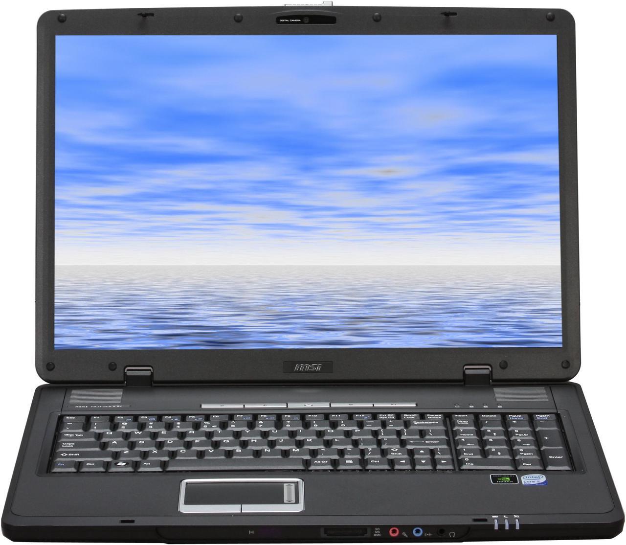 Alt view image 6 of 12 - MSI Laptop Intel Core 2 Duo T5800 4GB Memory 160GB HDD 17.0" Windows Vista Home Premium VR705