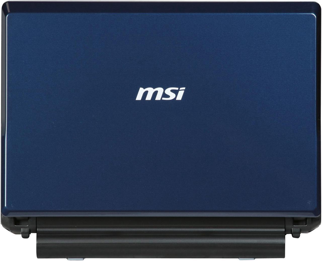 MSI Wind U123-003US Intel Atom N280(1.66 GHz) 10.2" WSVGA 1GB Memory 160GB HDD Netbook