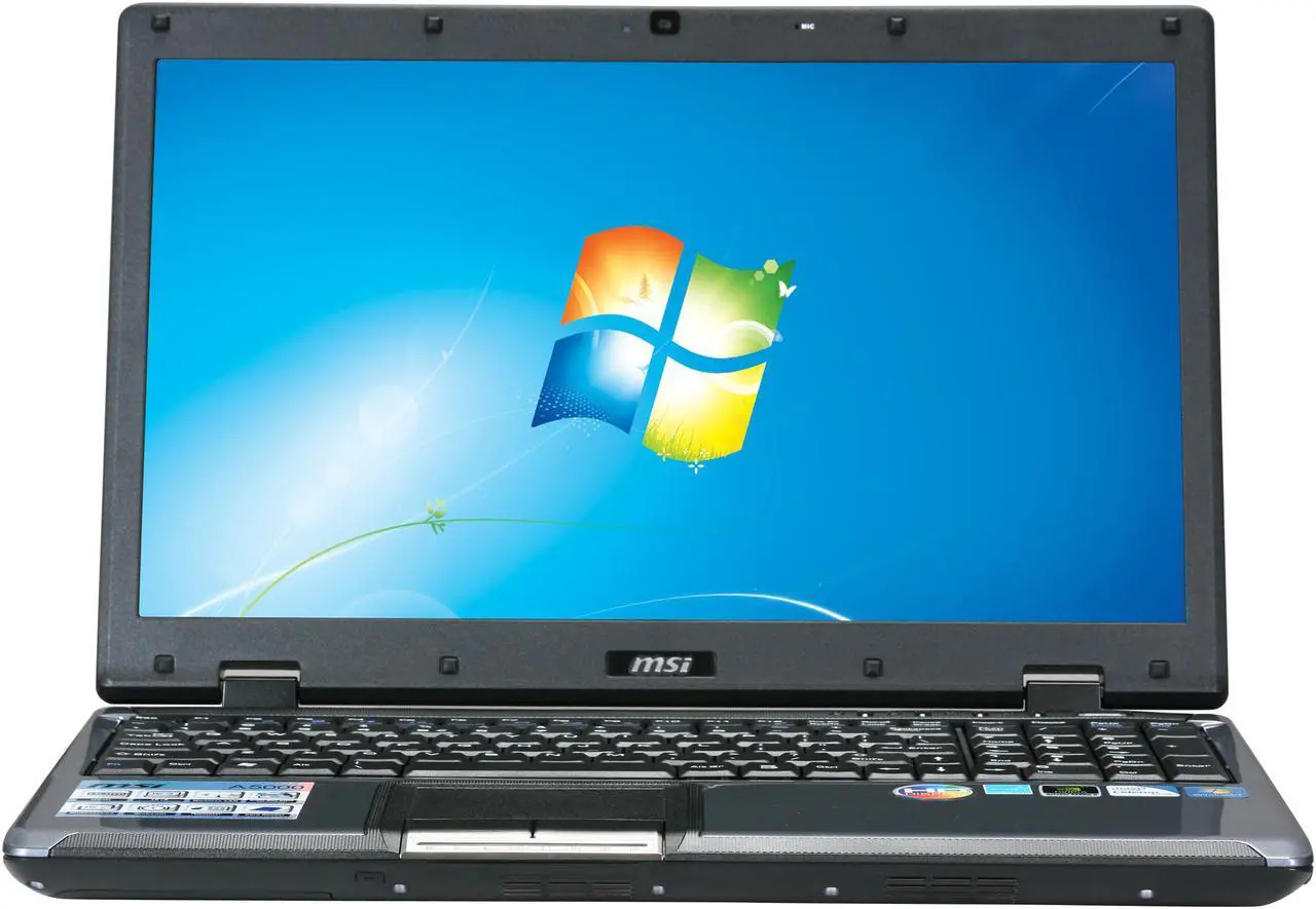 MSI Laptop Intel Celeron T3100 2GB Memory 250GB HDD NVIDIA GeForce ...