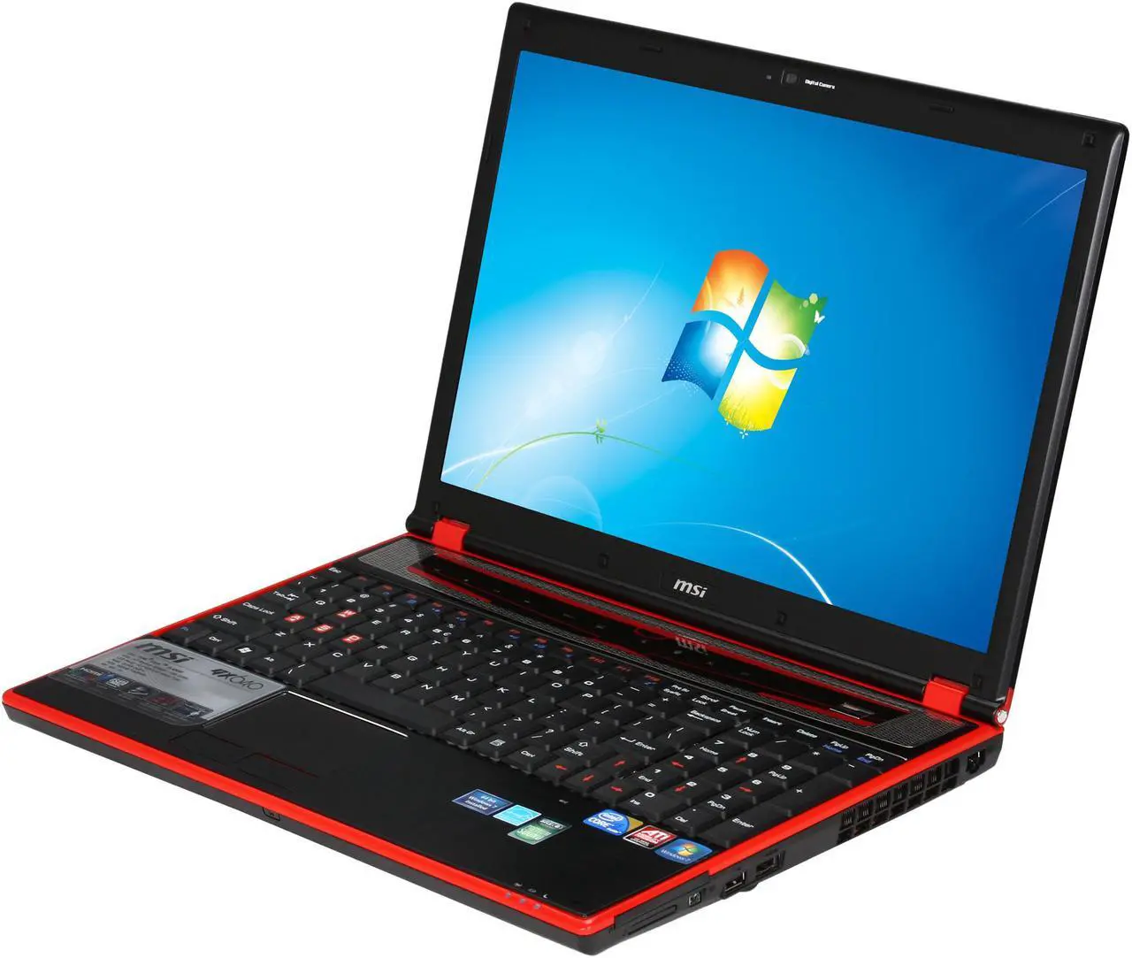 Main image of MSI Laptop Intel Core i5-450M 4GB Memory 500GB HDD ATI Mobility Radeon HD 5850 15.4" Windows 7 Home Premium 64-bit GX640-260US