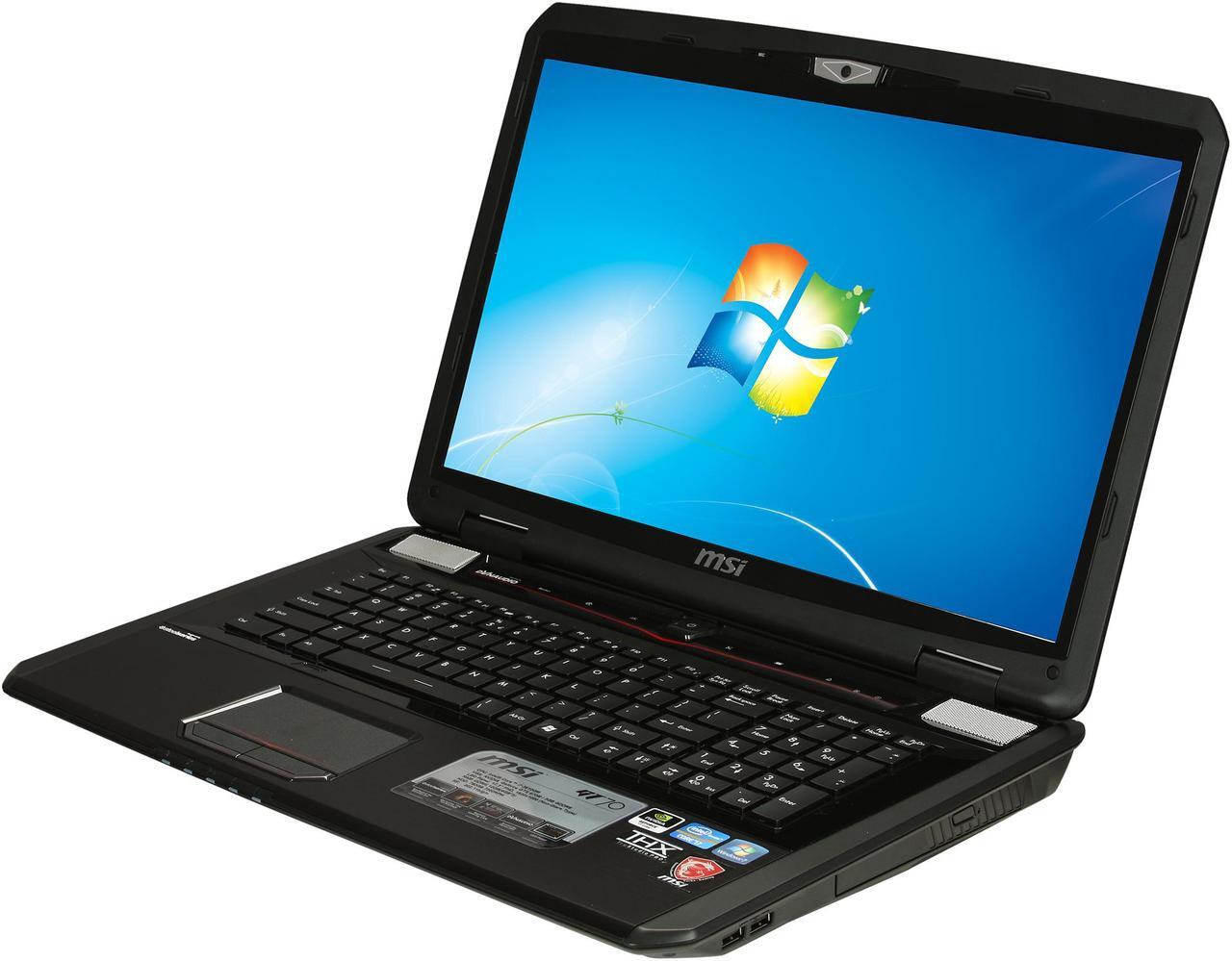 Main image of MSI Laptop GT Series Intel Core i7-3610QM 12GB Memory 750GB HDD NVIDIA GeForce GTX 670M 17.3" Windows 7 Home Premium 64-Bit GT70 0NC-008US