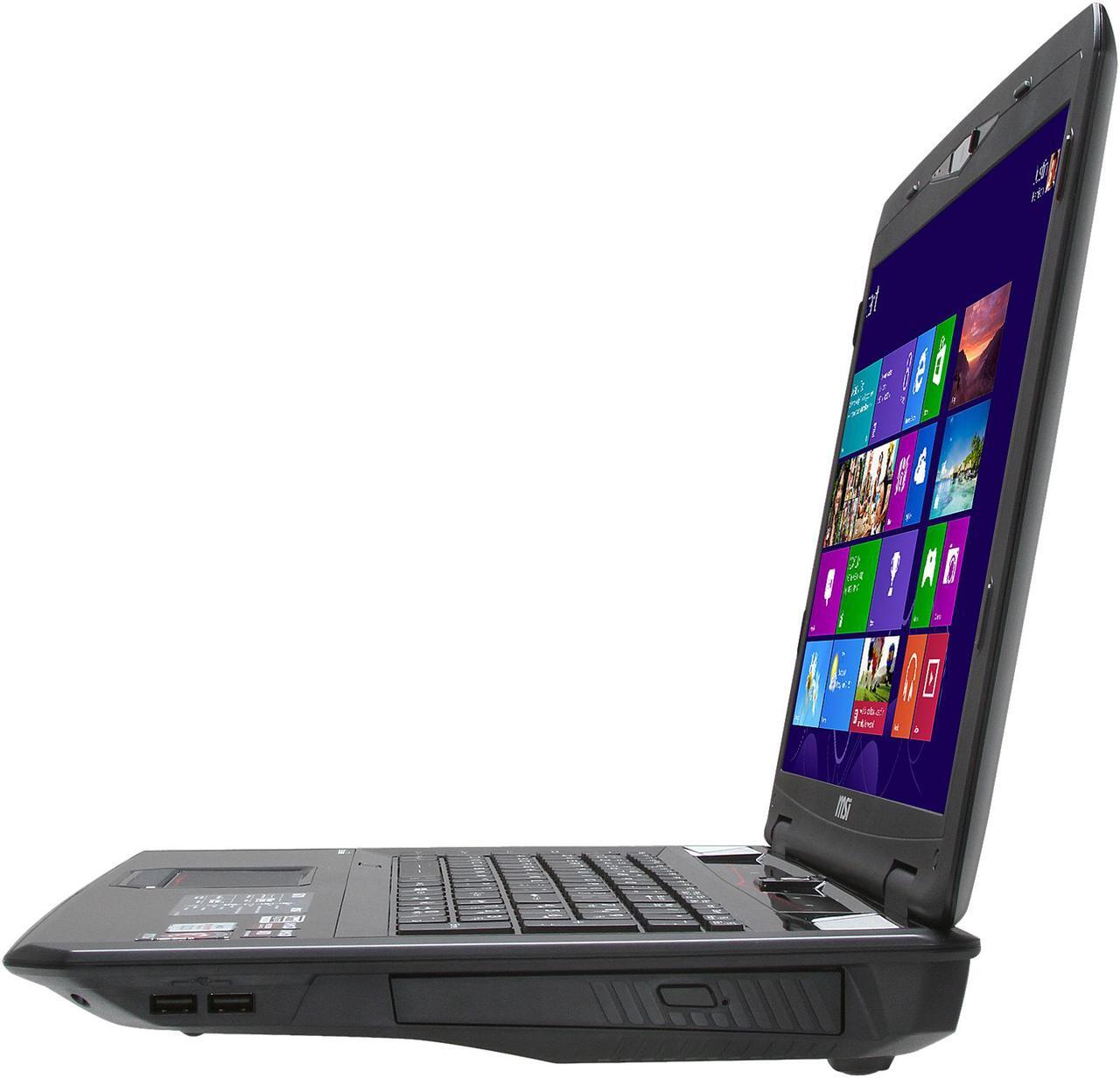 Alt view image 2 of 8 - MSI GX Series - 17.3" AMD Radeon HD 8970M - AMD A10-5750M - 8GB Memory - - Windows 8 - Gaming Laptop - (GX70 3BE-007US )