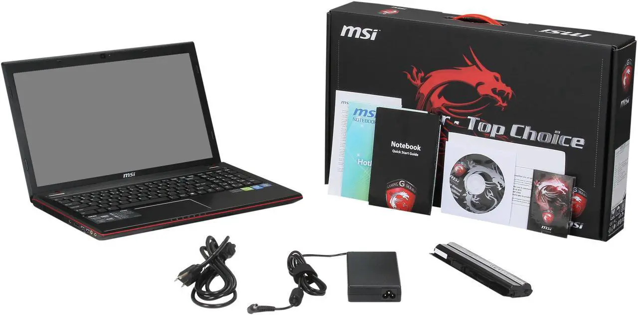 Alt view image 8 of 8 - MSI GE Series - 15.6" NVIDIA GeForce GT 750M - Intel Core i7-4700MQ  - 8GB Memory - - Windows 7 Home Premium - Gaming Laptop - (GE60 2OC-097US )