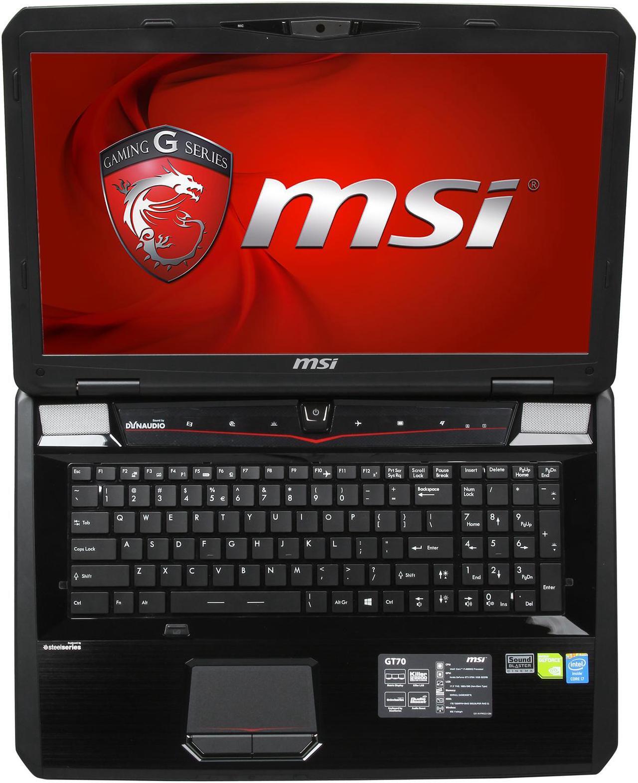 Alt view image 6 of 8 - MSI GT Series - 17.3" NVIDIA GeForce GTX 870M - Intel Core i7-4800MQ - 24GB Memory - 384 GB SSD - Windows 8.1 64-Bit - Gaming Laptop - (GT70 Dominator-891 )