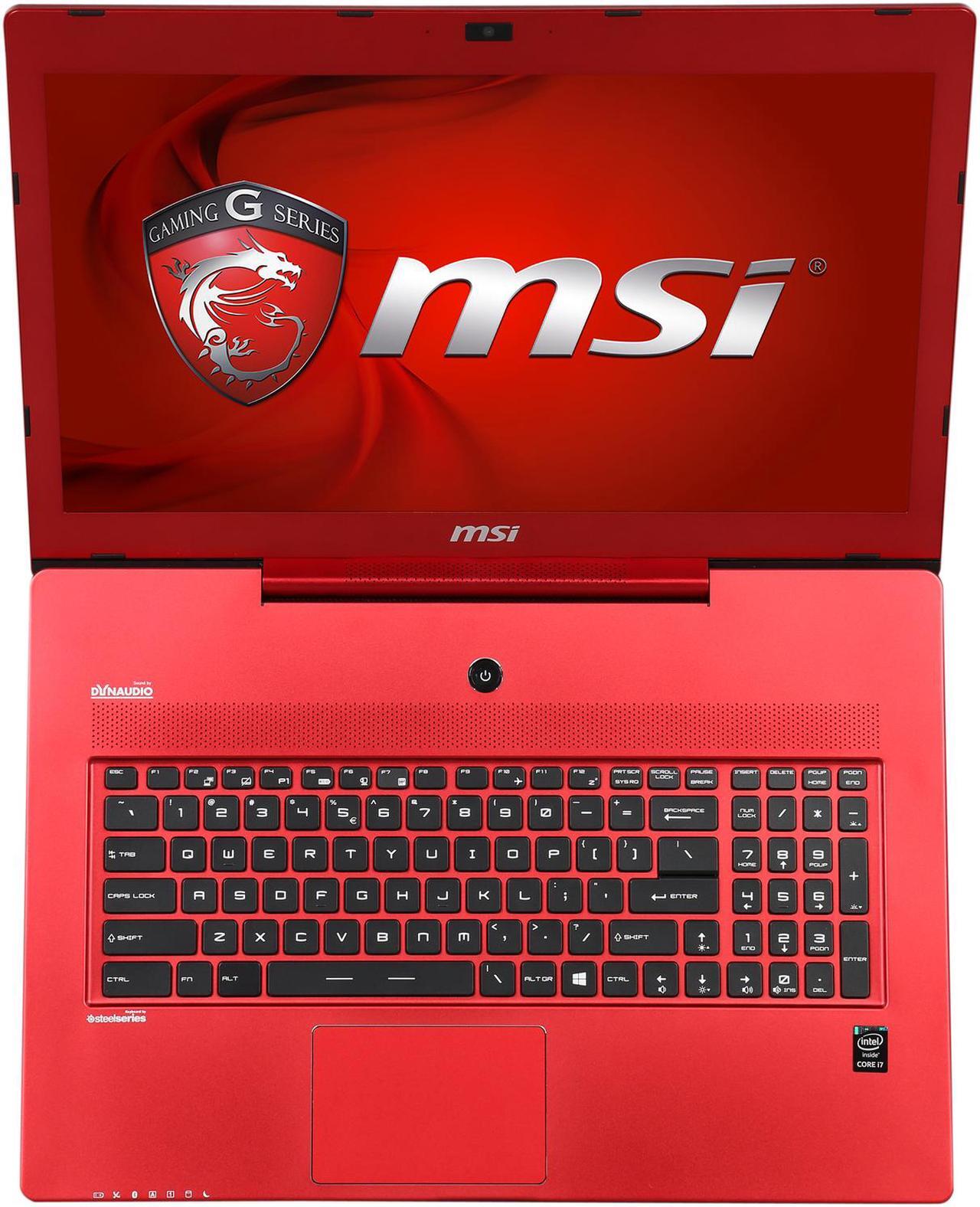 Alt view image 6 of 8 - MSI GS Series - 17.3" NVIDIA GeForce GTX 970M - Intel Core i7-4710HQ - 16GB Memory - 384 GB SSD - Windows 8.1 64-Bit - Gaming Laptop - (GS70 Stealth Pro-097 )