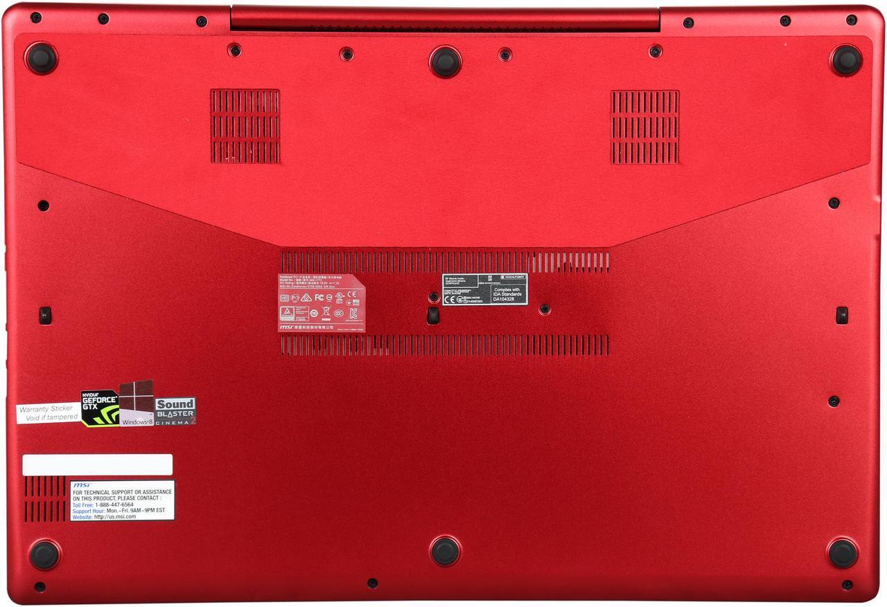 Alt view image 7 of 8 - MSI GS Series - 17.3" NVIDIA GeForce GTX 970M - Intel Core i7-4710HQ - 16GB Memory - 384 GB SSD - Windows 8.1 64-Bit - Gaming Laptop - (GS70 Stealth Pro-097 )