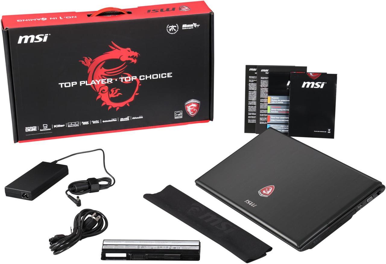 Alt view image 8 of 8 - MSI GP Series - 15.6" NVIDIA GeForce 940M - Intel Core i5-4210H - 8GB Memory - - Windows 8.1 64-bit - Gaming Laptop - (GP60 Leopard-836 )