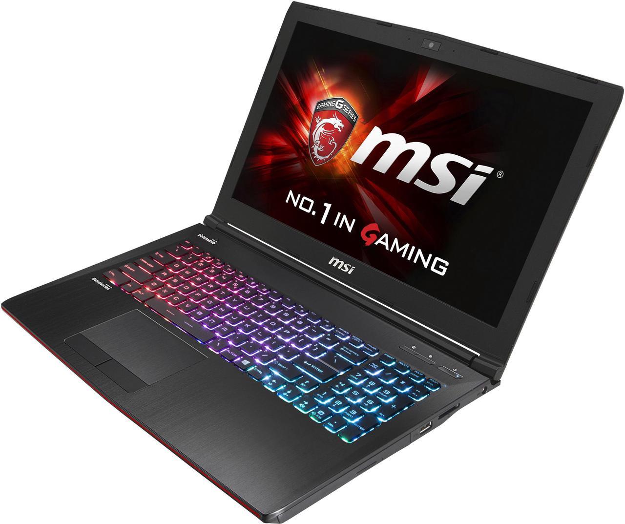 MSI - 15.6" - Intel Core i7-5700HQ - NVIDIA GeForce GTX 960M - 8 GB DDR3L - 1TB HDD - Windows 10 Home 64-Bit - Gaming Laptop (GE62 2QD-453US )