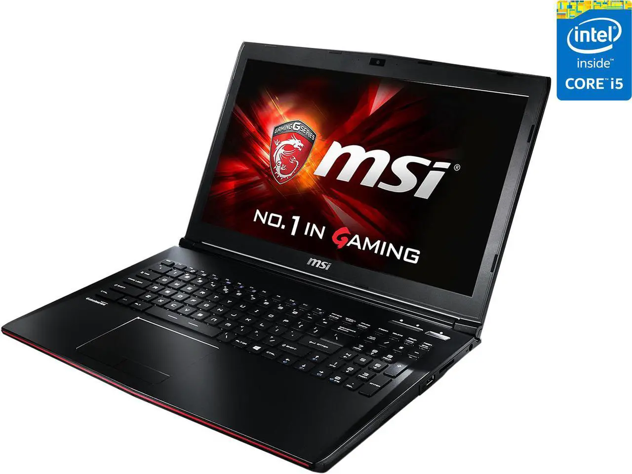 Main image of MSI GP Series GP62 Leopard Pro-042 Gaming Laptop 4th Generation Intel Core i5 4210H (2.90 GHz) 8 GB Memory 1 TB HDD NVIDIA GeForce GTX 950M 2 GB GDDR3 15.6" Windows 8.1