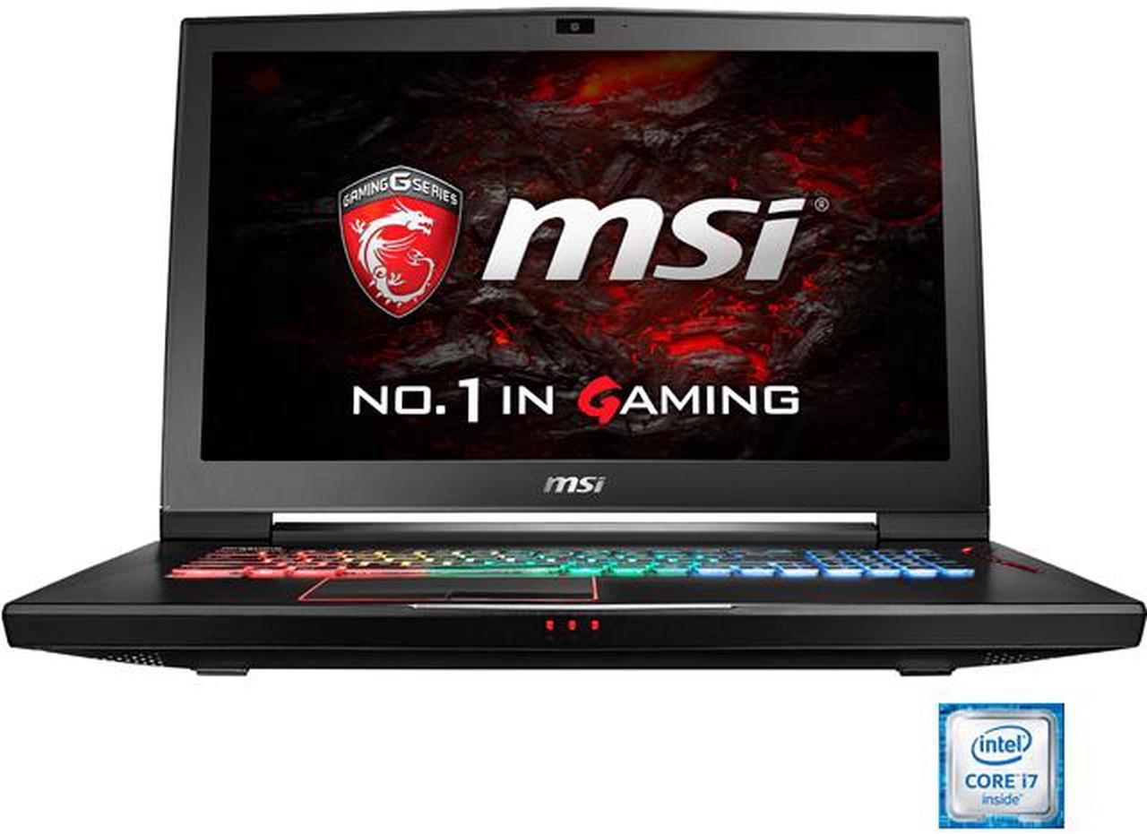 MSI 17.3" FHD 120Hz 5ms GT73VR TITAN-017 Intel Core i7 6820HK (2.70 GHz) NVIDIA GeForce GTX 1070 VR Ready 16 GB Memory 128 GB SSD (PCIE Gen3x4)1 TB HDD Windows 10 Home 64-Bit Gaming Laptop