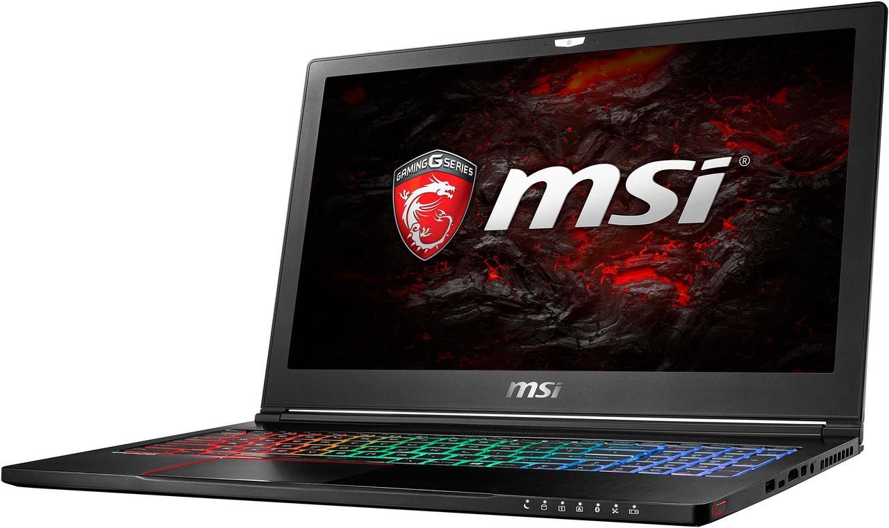 MSI GS Series - 15.6" IPS - Intel Core i7-7700HQ - GeForce GTX 1050 Ti - 16 GB DDR4 - 1TB HDD 256 GB SSD - Windows 10 Home 64-Bit - Gaming Laptop (GS63 STEALTH PRO-016 )