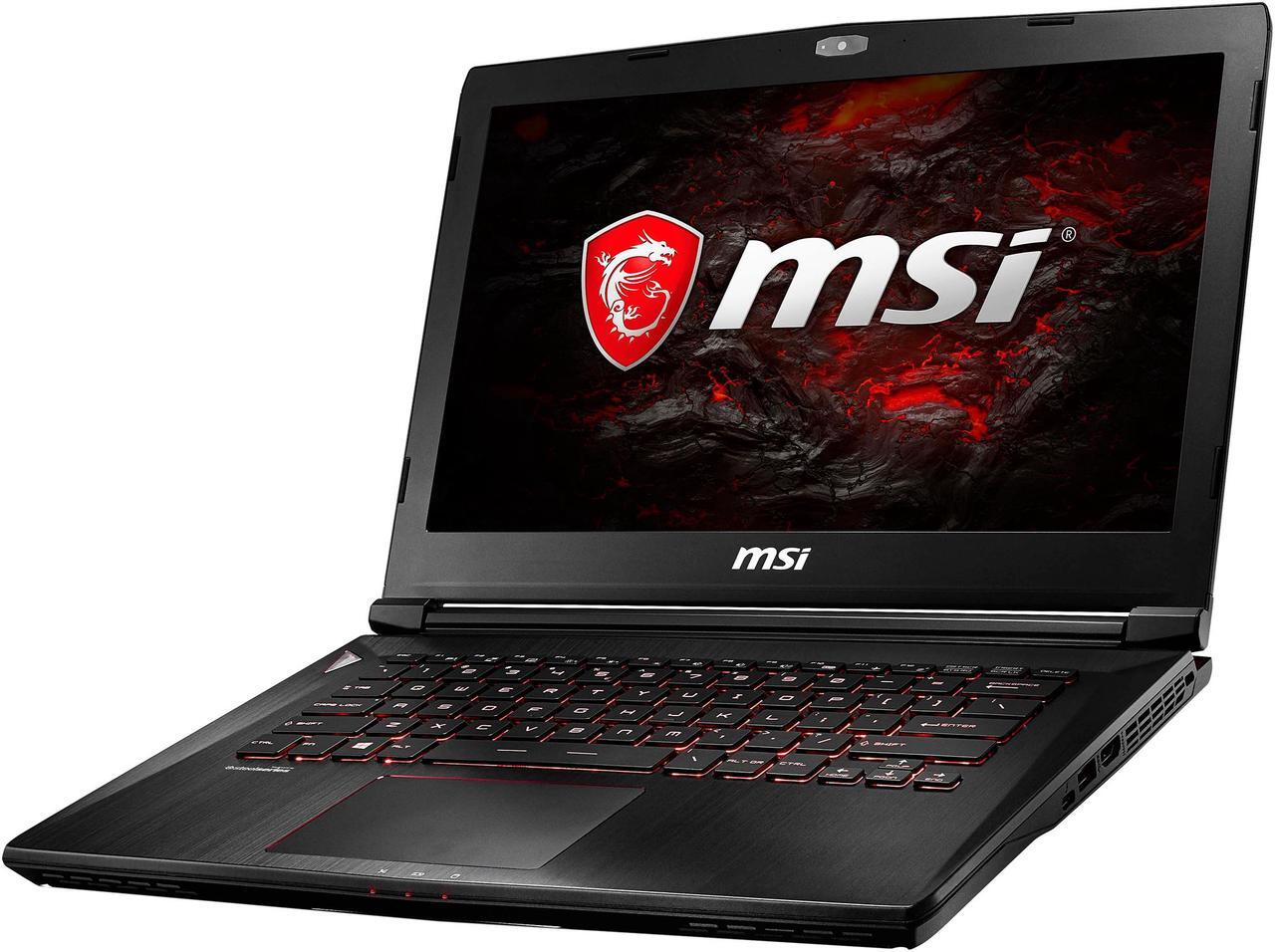 Alt view image 4 of 13 - MSI GS Series - 14.0" GeForce GTX 1060 - Intel Core i7-7700HQ - 16GB Memory - 128 GB SSD - Windows 10 Home 64-Bit - Gaming Laptop - IPS (GS43VR PHANTOM PRO-069 )